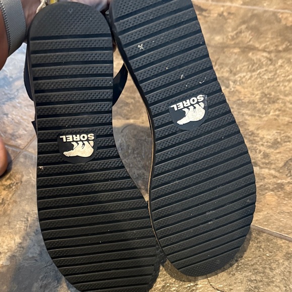 Sorel Black Sandals - Picture 4 of 5